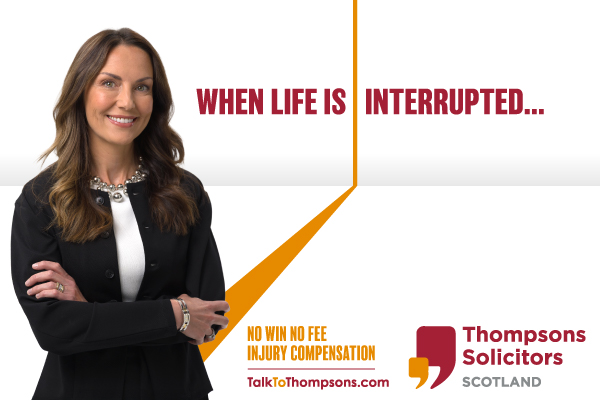 Thompsons Solicitors are Scotland’s Litigation Firm of the Year.
We’ve helped secure over £1Bn in compensation for those whose lives have been interrupted by injury or loss. Thompsons Solicitors Scotland